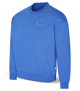 catenaccio sweater blue zijkant