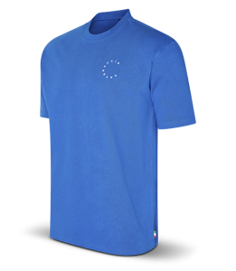 catenaccio t-shirt blue zijkant